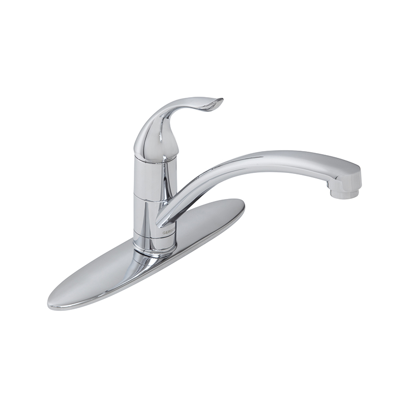 Gerber 40 010 Viper One Handle Kitchen Faucet Without Spray Chrome   GER 0040010 Lg 