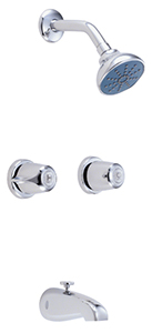 Gerber 6 Inch Two Handle Tub And Shower Faucets Gerber 46 610 83 Clics 6 Centers Two Handle Tub Filler Only