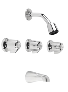 Gerber Three Handle Tub And Shower Valves